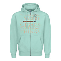 Seafoam That's What I Do I Smoke Cigars And I Know Things Zipper Hoodie - longCreatives