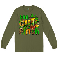 Army Green St. Patrick's too cute to pinch Long Sleeve Tee - OliviaCreatesArt