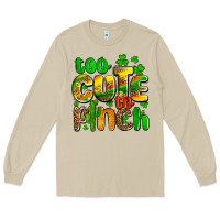 Mushroom St. Patrick's too cute to pinch Long Sleeve Tee - OliviaCreatesArt