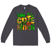 Smoke St. Patrick's too cute to pinch Long Sleeve Tee - OliviaCreatesArt