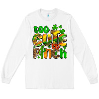 White St. Patrick's too cute to pinch Long Sleeve Tee - OliviaCreatesArt
