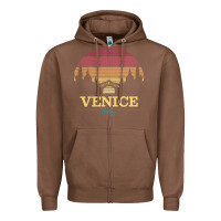 Chestnut venice italy   vintage retro italian travel souvenir gift pullover hoo Zipper Hoodie - longCreatives