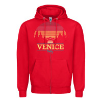Red venice italy   vintage retro italian travel souvenir gift pullover hoo Zipper Hoodie - longCreatives