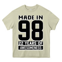 Mossy Made in 98 22 Years Of Awesomeness Heavy Core Tee - Bettercallsaul