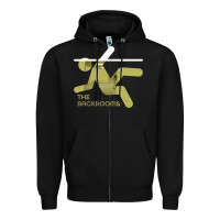 Black The Backrooms graphic Zipper Hoodie - longCreatives