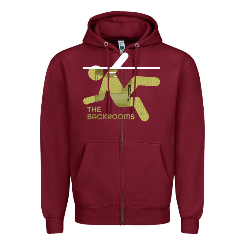 The Backrooms Graphic Zipper Hoodie by longCreatives | Teevron