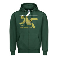 Sports Green The Backrooms graphic Zipper Hoodie - longCreatives
