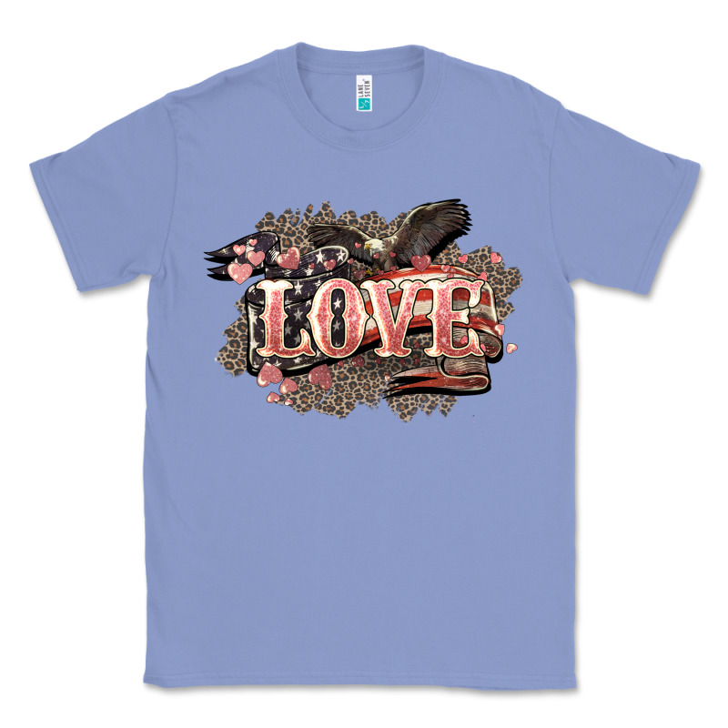 Love America 4th Of July Classic Tee by HowdyJamesFarm | Teevron