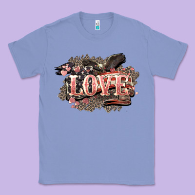 Love America 4th Of July Classic Tee Designed By Howdyjamesfarm