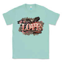 Seafoam Love America 4th of july Classic Tee - HowdyJamesFarm