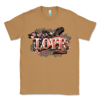 Toasted Coconut Love America 4th of july Classic Tee - HowdyJamesFarm