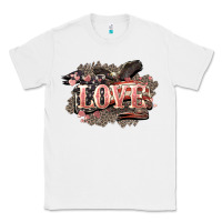 White Love America 4th of july Classic Tee - HowdyJamesFarm