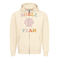 Sandshell vintage retro shell yeah beach tropical vacation gifts t shirt Zipper Hoodie - longCreatives