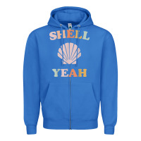 True Royal vintage retro shell yeah beach tropical vacation gifts t shirt Zipper Hoodie - longCreatives