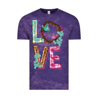 Cloud Purple Love crown of the thorns Easter Day Vintage Tee - HowdyJamesFarm