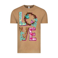 Love Crown Of The Thorns Easter Day Vintage Tee | Teevron