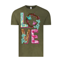 Vintage Olive Love crown of the thorns Easter Day Vintage Tee - HowdyJamesFarm