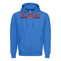 True Royal Oklahoma Softball Zipper Hoodie - longCreatives