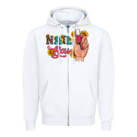 White western sunflowers nail boss Zipper Hoodie - Artiststas