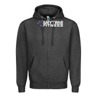 Charcoal Heather Anytimes Fitness Zipper Hoodie - longCreatives