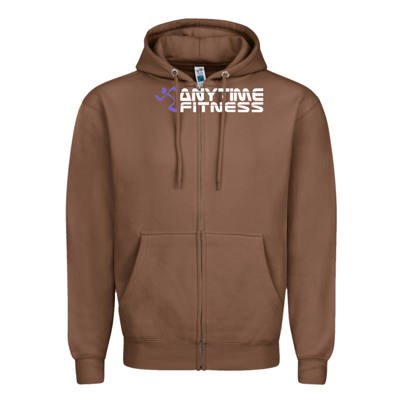 Anytimes Fitness Zipper Hoodie by longCreatives | Teevron