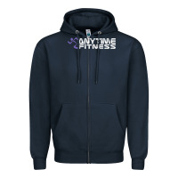 Navy Anytimes Fitness Zipper Hoodie - longCreatives