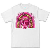 White breast cancer rainbow Premium Tee - NancyCooperArtShop
