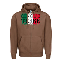 Cinque Terre Italy Travel Distressed T Shirt Zipper Hoodie | Teevron