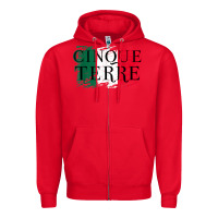 Red cinque terre italy travel distressed t shirt Zipper Hoodie - longCreatives