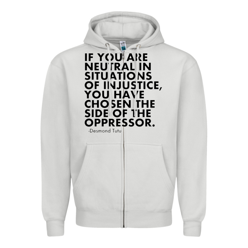 Human Rights Quote Protest Political Zipper Hoodie by longCreatives | Teevron