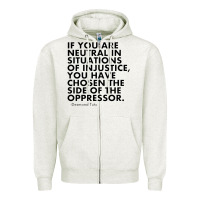 Oatmeal Heather human rights quote protest political Zipper Hoodie - longCreatives