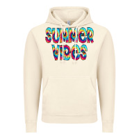 Vintage Artic summer vibes tie dye doodle Vintage Hoodie - CowCowDesign