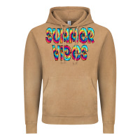 Vintage Camel summer vibes tie dye doodle Vintage Hoodie - CowCowDesign