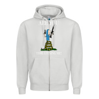 Dove Grey Are You Threatening Me Funny Cartoon Halloween Zipper Hoodie - longCreatives