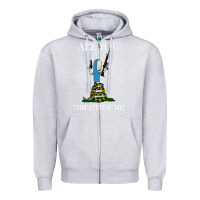 Heather Grey Are You Threatening Me Funny Cartoon Halloween Zipper Hoodie - longCreatives
