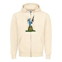 Sandshell Are You Threatening Me Funny Cartoon Halloween Zipper Hoodie - longCreatives