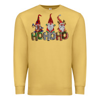 Antique Gold ho ho. ho gnomes Premium Sweatshirt - BarkalooDesign