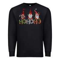 Black ho ho. ho gnomes Premium Sweatshirt - BarkalooDesign