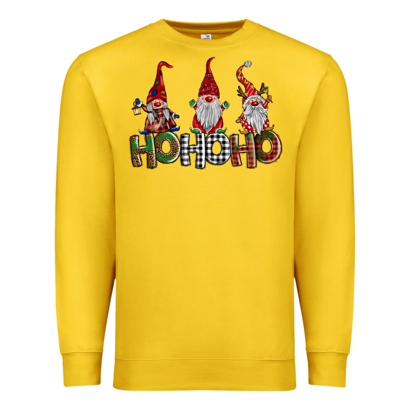 Ho Ho. Ho Gnomes Premium Sweatshirt by BarkalooDesign | Teevron