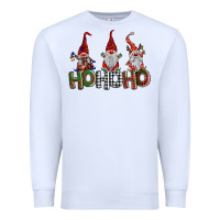 White ho ho. ho gnomes Premium Sweatshirt - BarkalooDesign