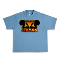 Pebble Blue My history is strong Urban Heavy Tee - HowdyJamesFarm