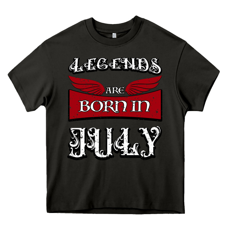 Legends Are Born In July Heavy Core Tee by Bettercallsaul | Teevron