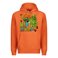 Carrot too hip to hop frog Premium Hoodie - LillyAllenDesigns