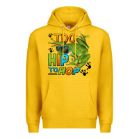 Lemon too hip to hop frog Premium Hoodie - LillyAllenDesigns