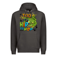Smoke too hip to hop frog Premium Hoodie - LillyAllenDesigns