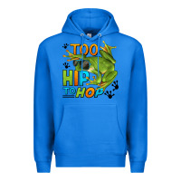 True Royal too hip to hop frog Premium Hoodie - LillyAllenDesigns