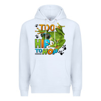 White too hip to hop frog Premium Hoodie - LillyAllenDesigns