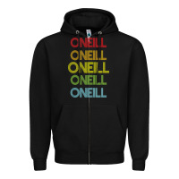Black Oneill Name Zipper Hoodie - longCreatives