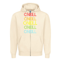 Sandshell Oneill Name Zipper Hoodie - longCreatives
