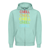 Seafoam Oneill Name Zipper Hoodie - longCreatives
